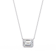 Noble Emerald Diamond Pendant