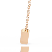 Noble Emerald Diamond Pendant