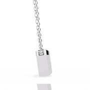 Noble Emerald Diamond Pendant