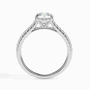 50 Pointer Round Lab Diamond Wed Solitaire Ring
