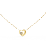 Bound Heart Diamond Pendant