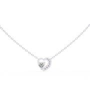Bound Heart Diamond Pendant