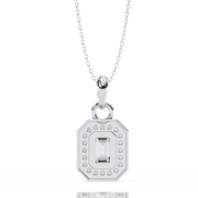 Aura Emerald Diamond Pendant (Only Pendant)