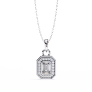 Aura Emerald Diamond Pendant (Only Pendant)
