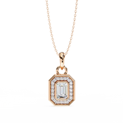 Aura Emerald Diamond Pendant (Only Pendant)