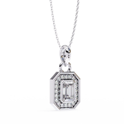 Aura Emerald Diamond Pendant (Only Pendant)