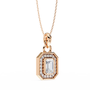 Aura Emerald Diamond Pendant (Only Pendant)