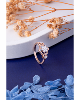 Diamral Rosette Shine Ring