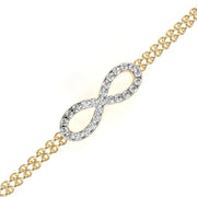 Stellar Infinity Heart Bracelet (BR14021)