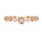 Lustrous Interlocking Crush Bracelet (BR14034)