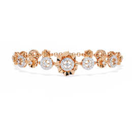 Lustrous Interlocking Crush Bracelet (BR14034)
