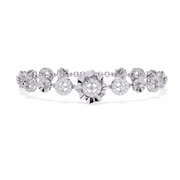 Lustrous Interlocking Crush Bracelet (BR14034)