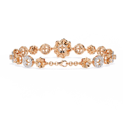 Lustrous Interlocking Crush Bracelet (BR14034)