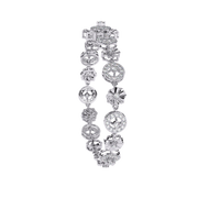 Lustrous Interlocking Crush Bracelet (BR14034)