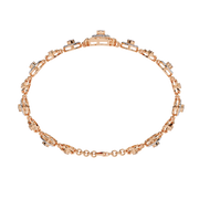 Lustrous Interlocking Crush Bracelet (BR14034)