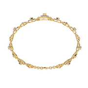 Lustrous Interlocking Crush Bracelet (BR14034)
