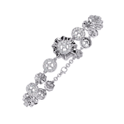 Lustrous Interlocking Crush Bracelet (BR14034)