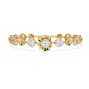 Lustrous Interlocking Crush Bracelet (BR14034)