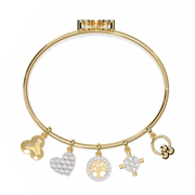 Twinkling Braided Love Bracelet (BR14038)