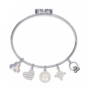 Twinkling Braided Love Bracelet (BR14038)