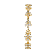 Pretty Vine Heart Bracelet (BR14041)