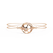 Prismatic U-Prong Illusion Bracelet (BR14043)