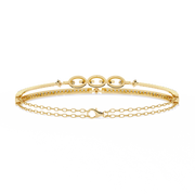 Sparkling Wing Nerve Bracelet (BR14051)