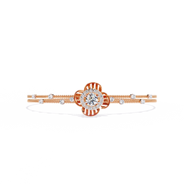 Alluring Flower Skeleton Bracelet (BR14052)
