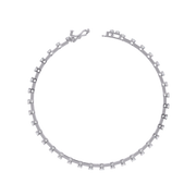 Mesmerizing Criss-Cross Outline Bracelet (BR14069)