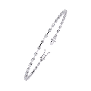 Mesmerizing Criss-Cross Outline Bracelet (BR14069)