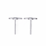 Fascinating Micro-Pavé Bone Earrings (ER14018)