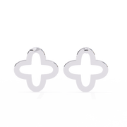 Fascinating Micro-Pavé Bone Earrings (ER14018)