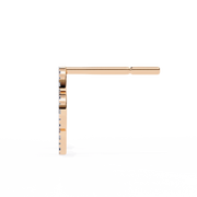Fascinating Micro-Pavé Bone Earrings (ER14018)