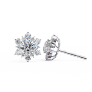 Scintillating Interlocking Thought Earrings (ER14028)