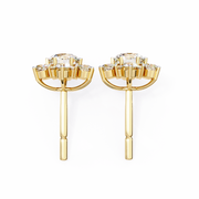 Scintillating Interlocking Thought Earrings (ER14028)