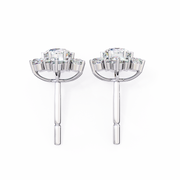 Scintillating Interlocking Thought Earrings (ER14028)
