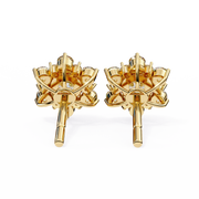 Scintillating Interlocking Thought Earrings (ER14028)