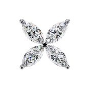 Beautiful Bypass Profile Earrings (ER14034)