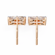 Beautiful Bypass Profile Earrings (ER14034)