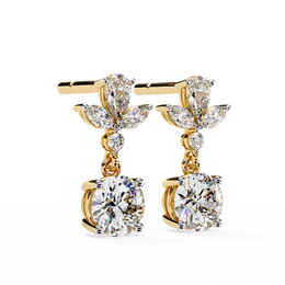 Luminous U-Prong Form Earrings (ER14035)