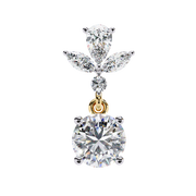 Luminous U-Prong Form Earrings (ER14035)