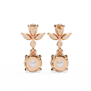 Luminous U-Prong Form Earrings (ER14035)