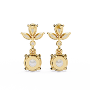 Luminous U-Prong Form Earrings (ER14035)