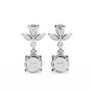 Luminous U-Prong Form Earrings (ER14035)