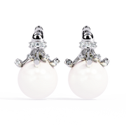 Stunning Feather Form Earrings (ER14056)