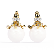 Stunning Feather Form Earrings (ER14056)