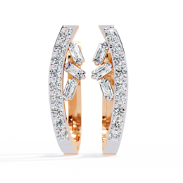 Effervescent Bypass Structure Earrings (ER14059)
