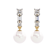 Scintillating Bow Shape Earrings (ER14060)