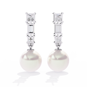 Scintillating Bow Shape Earrings (ER14060)