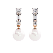 Scintillating Bow Shape Earrings (ER14060)